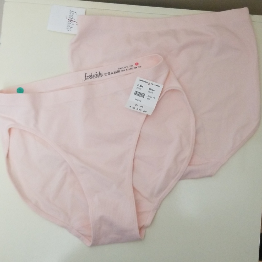 2 FOH Hi-leg Bikini Briefs, Blush pink, NWT